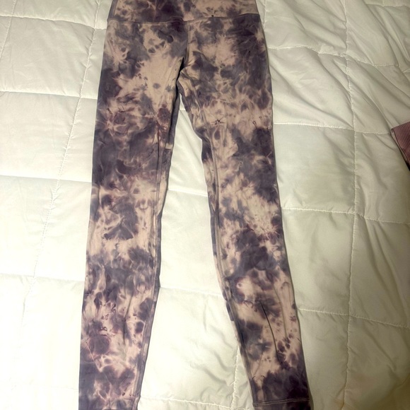 Lululemon Align Leggings purple Diamond Dye tie dye 28 in - Picture 2 of 2